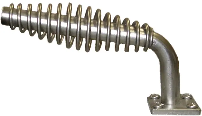 Cool touch door handle